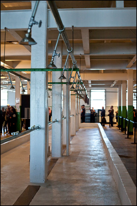 Duscharna på Alcatraz