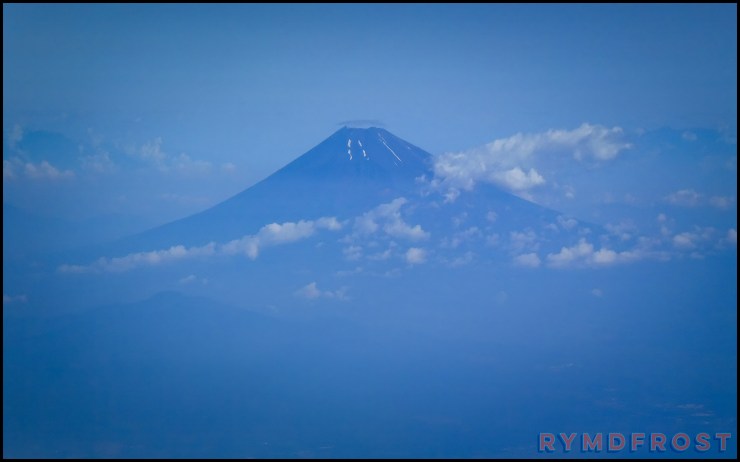 Fuji från flygplan